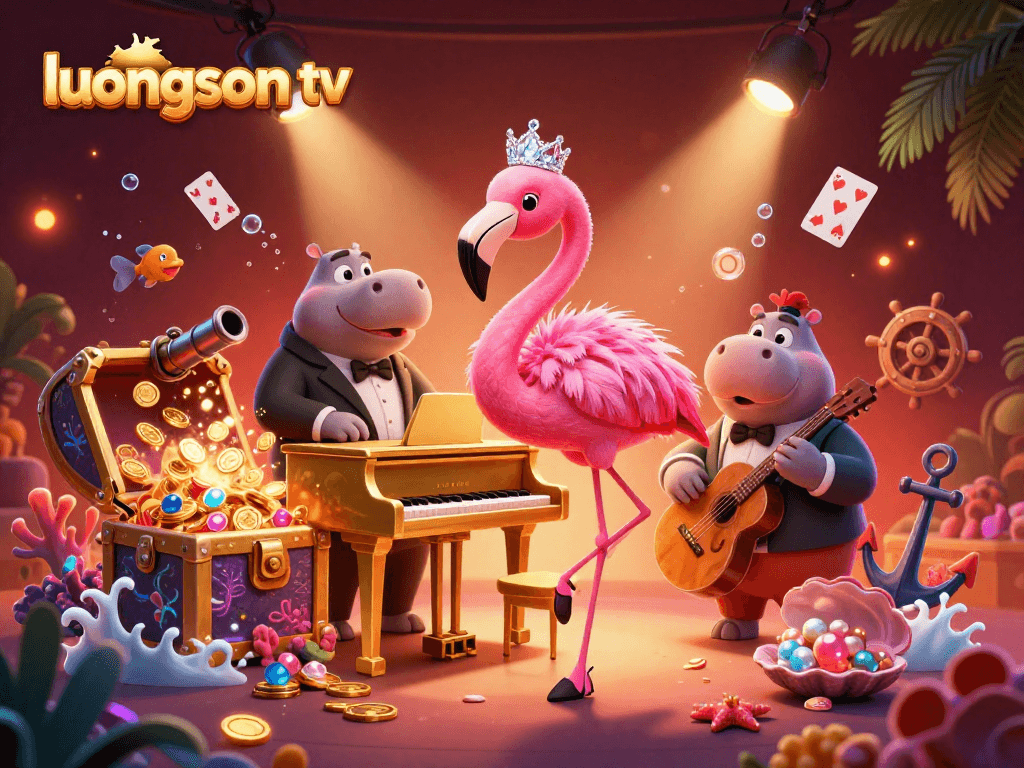 Experience thrilling gambling action with luongson tv’s vibrant casino scene, featuring lively characters and game elements.