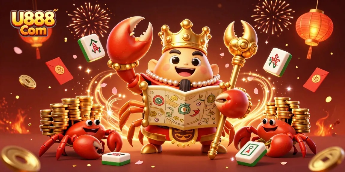 Engage in thrilling games at U888 Com with the golden crab emperor leading the excitement.