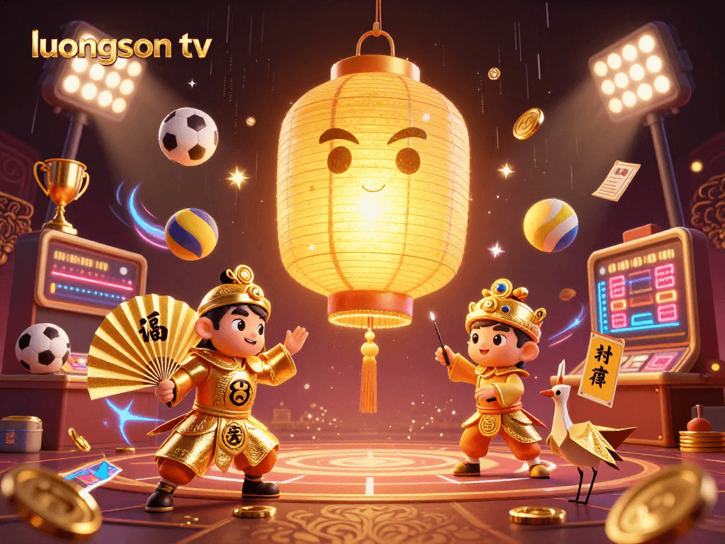 Experience the thrill of sports betting with Luongson TV's vibrant casino scene filled with dynamic elements.