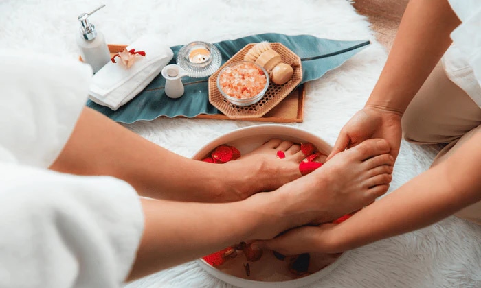 Deep Relaxation Therapy through Hand & foot massages