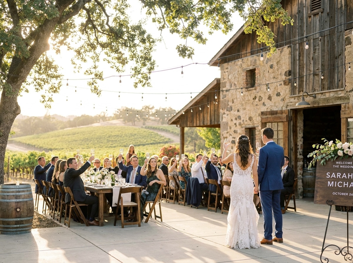 Vineyard wedding venue near sacramento – Rustic Vineyard Charm for Your Perfect Day