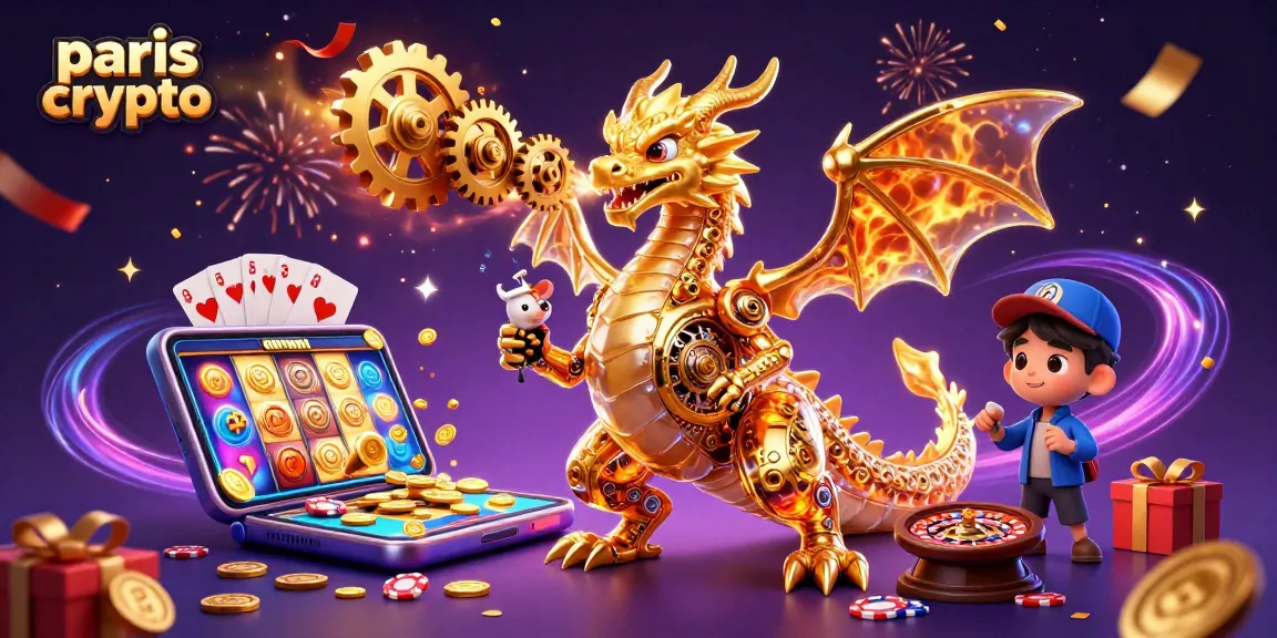 Gagnez avec les paris crypto en découvrant un dragon futuriste et des gains en lignes