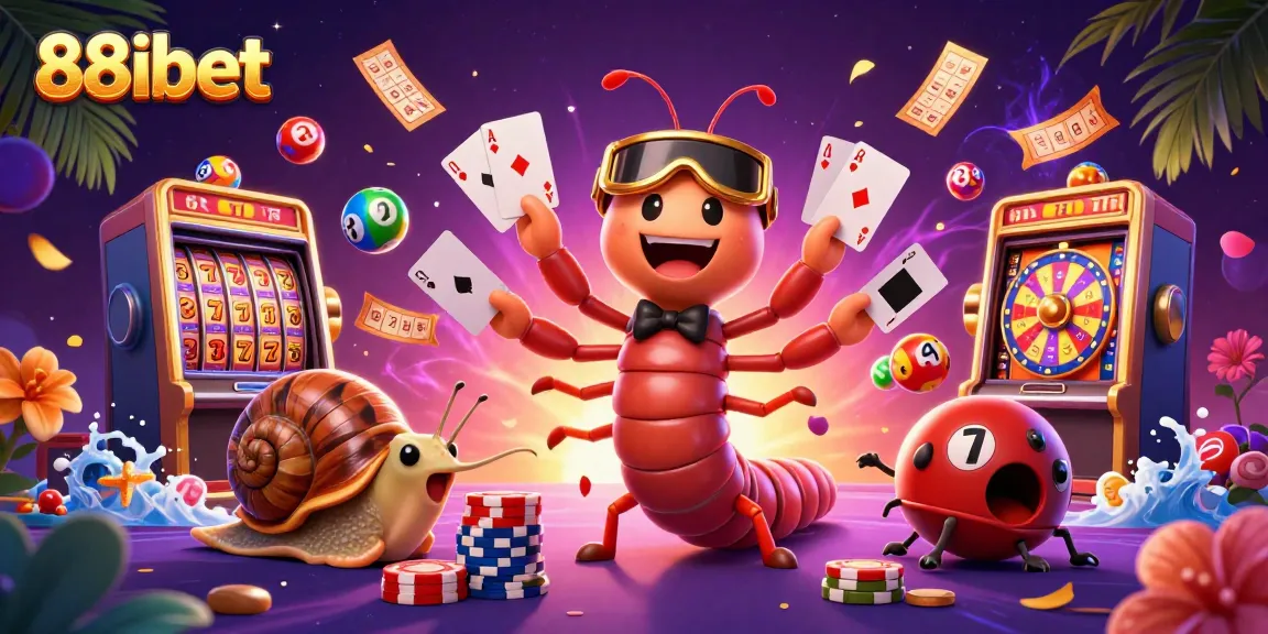 Experience thrilling gameplay at 88ibet, with dynamic casino elements and joyful characters.