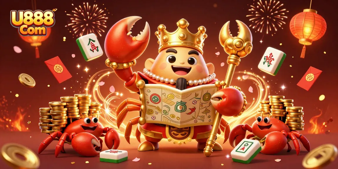 Engage in thrilling games at U888 Com with the golden crab emperor leading the excitement.