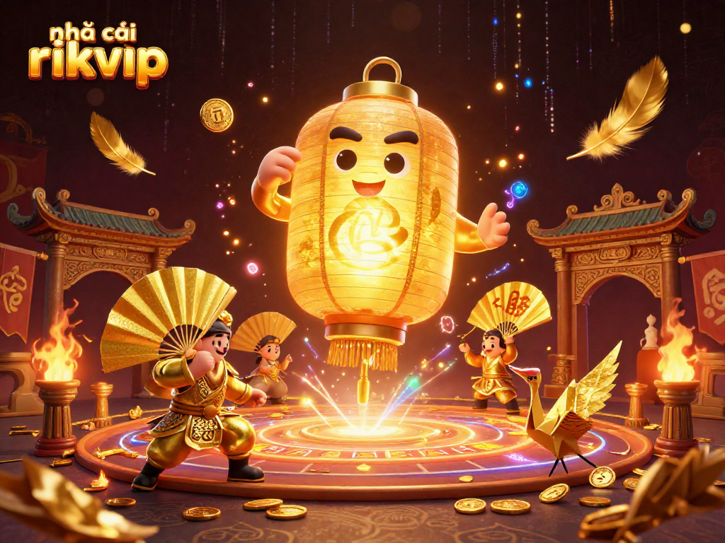 Experience the vibrant excitement of nhà cái rikvip with glowing lantern spirits and dynamic gaming elements.