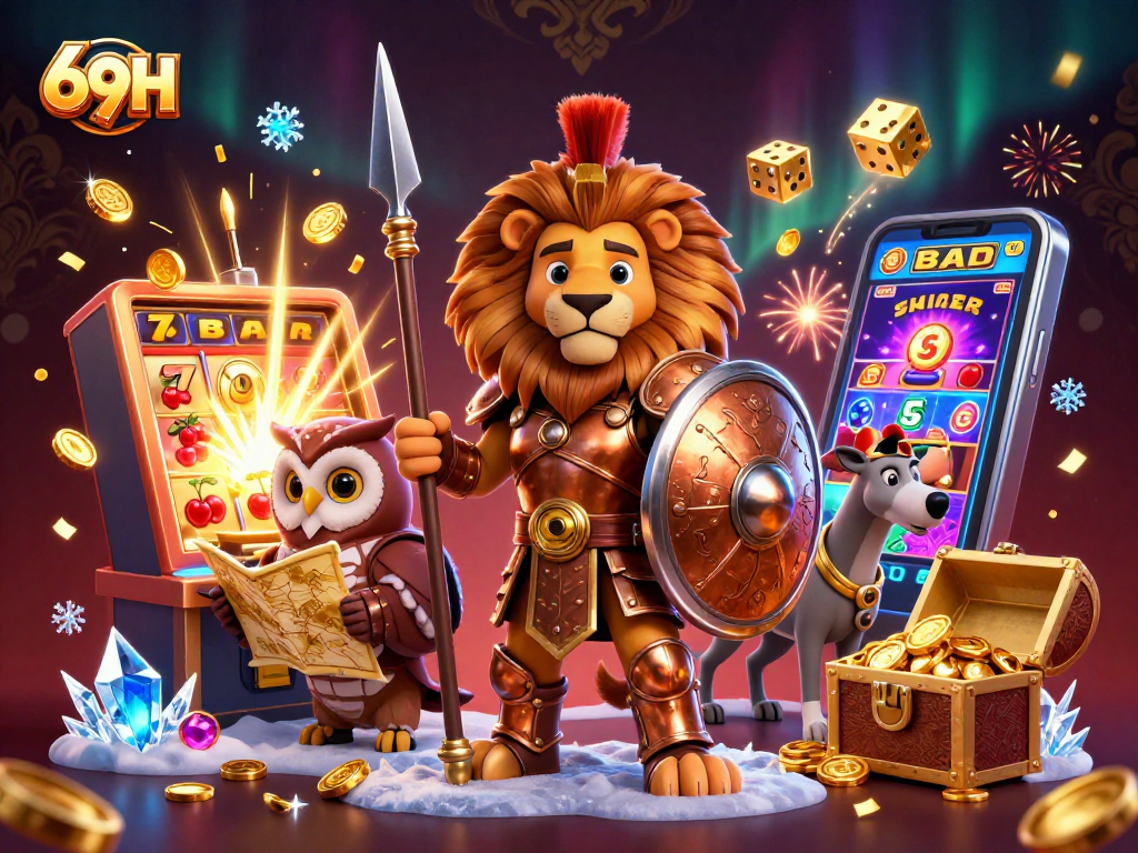 Ganhe mais acompanhando a mágica do 69H e os jackpots nos caça-níqueis!