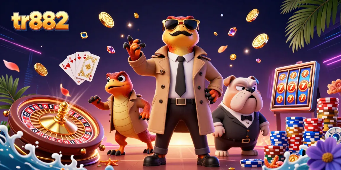 Experience the excitement of casino games at tr882 with raptors trying to enter a VIP lounge.