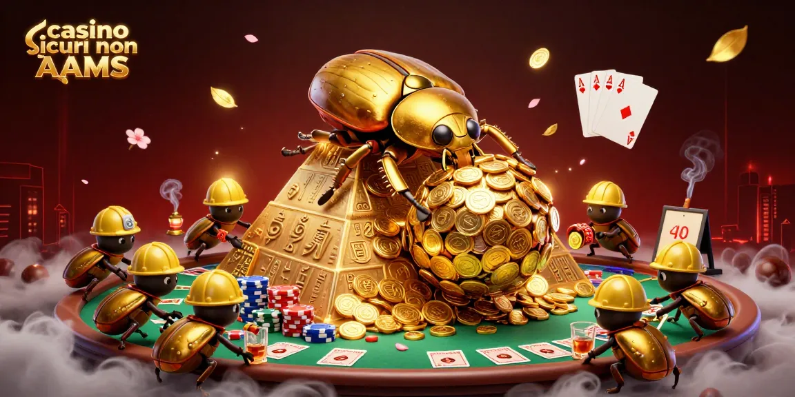 Crea un'esperienza di gioco emozionante nei casino sicuri non AAMS con simboli di fortuna e strategia.