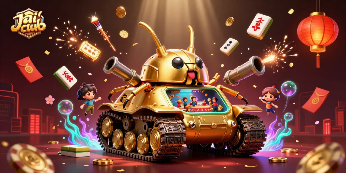 Play exciting games at Jai club with vibrant visuals of casino fun and confetti!
