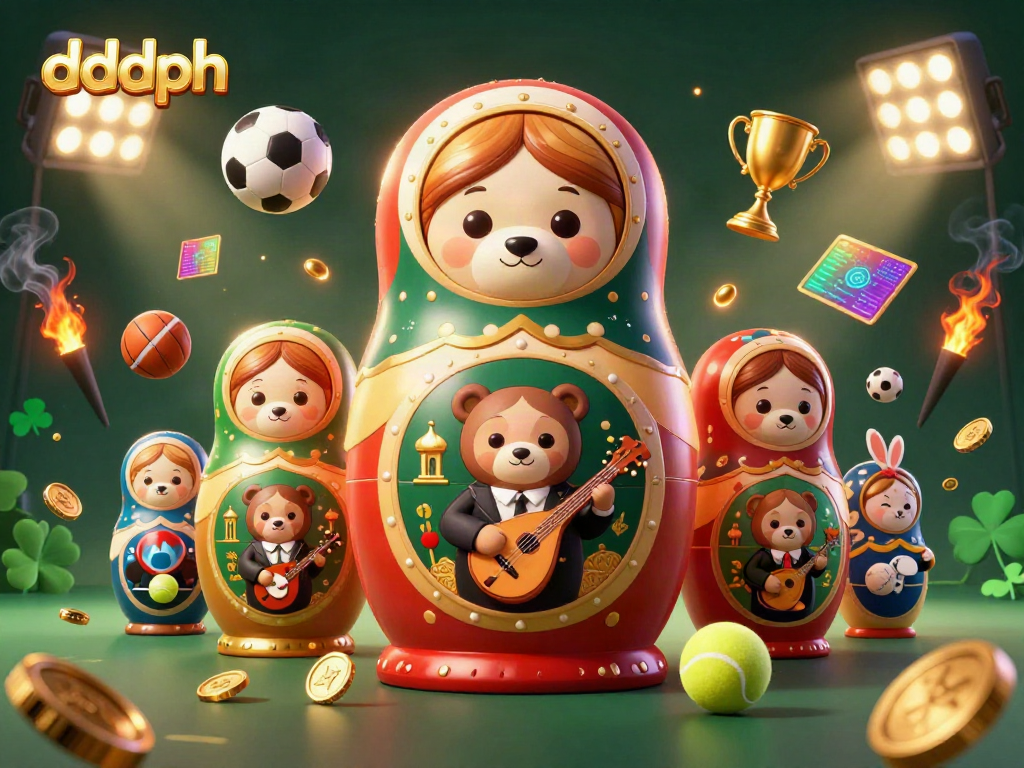 Experience thrilling gameplay with dddph as charming cartoon bears operate a lively casino scene.