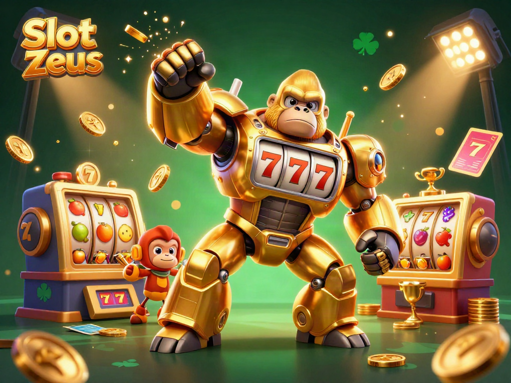 Slot Zeus menawarkan slot yang kaya jackpot dengan karakter gorila berlapis emas yang inovatif, perpaduan yang menggembirakan.
