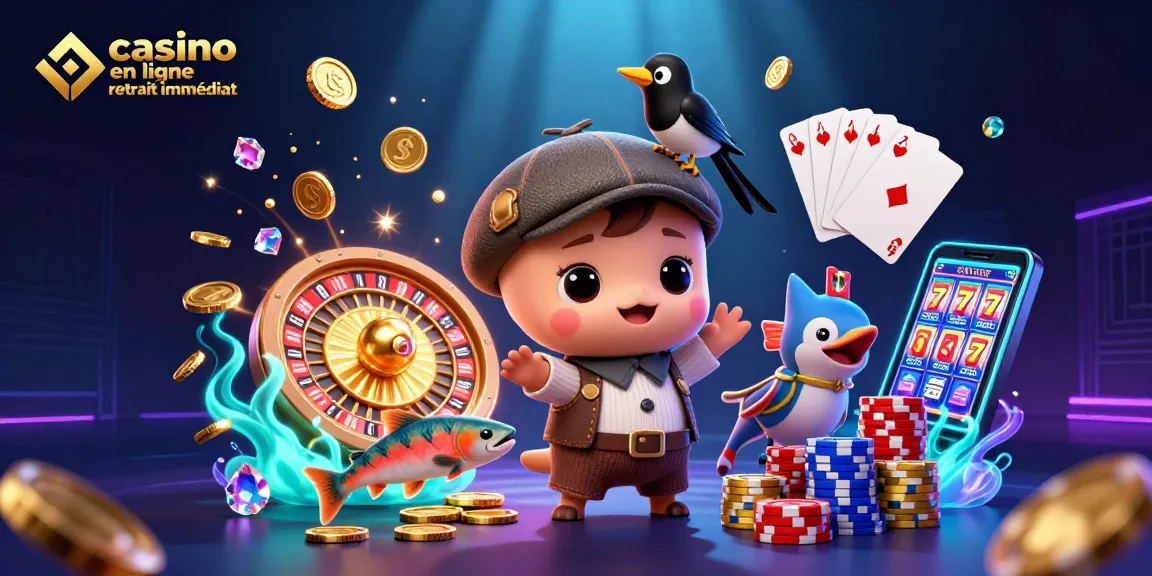 Gagnez rapidement avec casino en ligne retrait immédiat et des pièces d'or scintillantes autour de Nessie.
