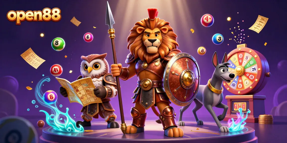 Experience thrilling gaming action with open88's dynamic casino scene featuring vibrant prizes and strategy.