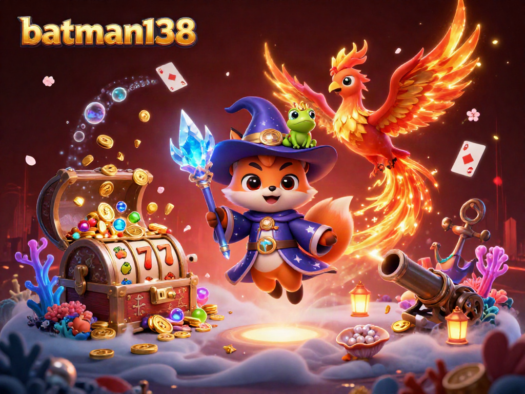 Experience vibrant winnings with batman138 through a mystical casino adventure.