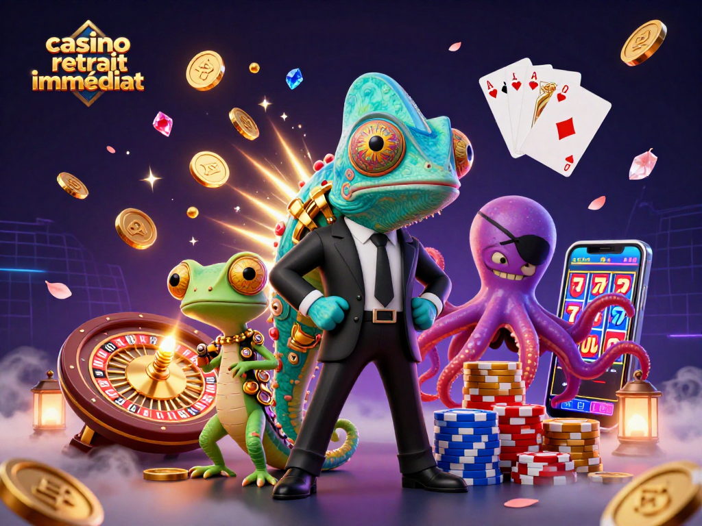 Profitez des retraits rapides sur les casinos avec le chameleon secret agent dans une ambiance de jeu dynamique.