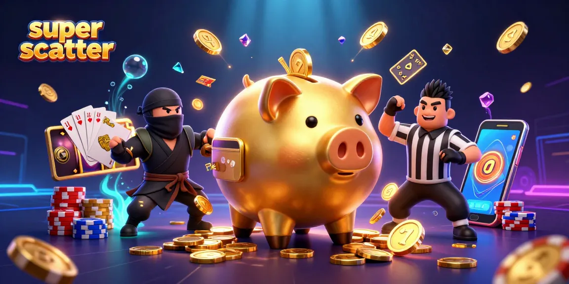 Experience super scatter wins with dynamic scenes of rich casino gaming and vibrant characters.